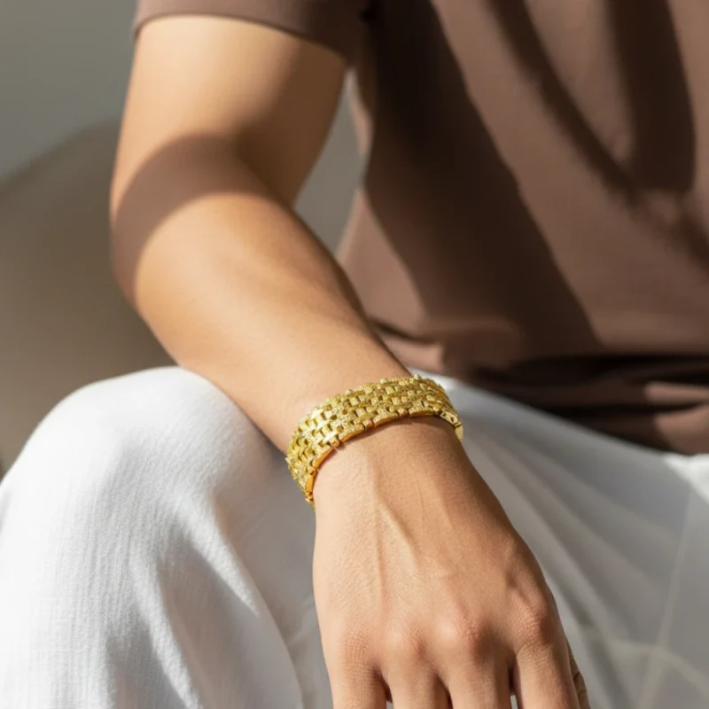 Mens nugget bracelet 1