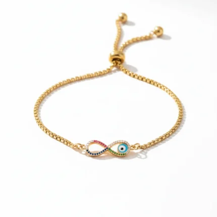 ladies infinifive evil eye bracelet 3