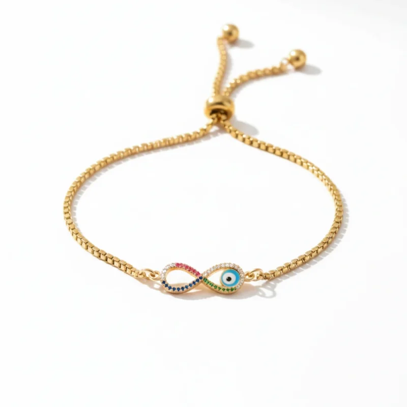 ladies infinifive evil eye bracelet 3