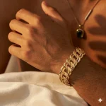 mens double cuban link bracelet 4
