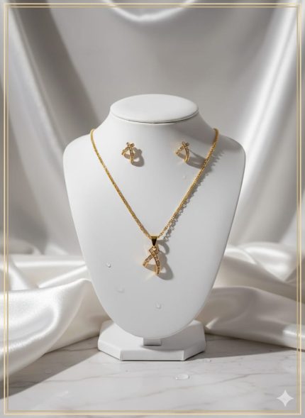 Dainty Chain with Axis Pendant 1