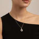 Dainty Chain with Water Drop Pendant 3