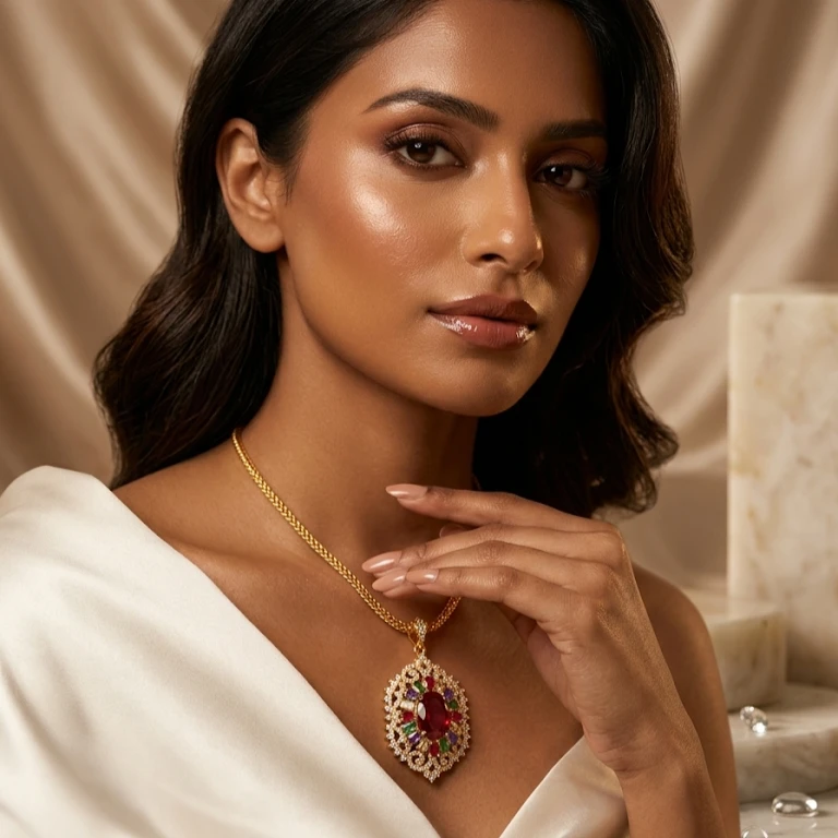 Elegant Short Pendant Chain 3