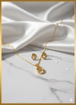 Luna Glow Pendant with Dainty Chain 2