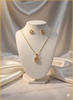 Luna Glow Pendant with Dainty Chain 3