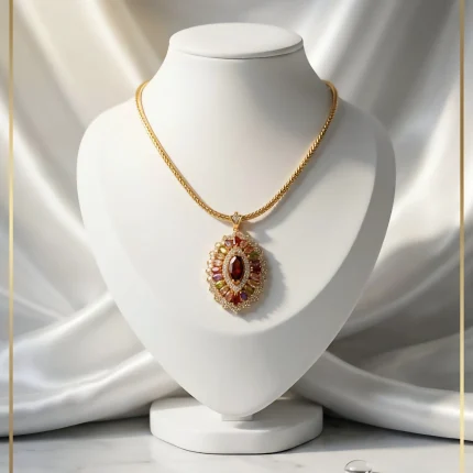 Radiant Charm Short Pendant Chain 3