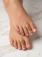 Spring type toe ring 1